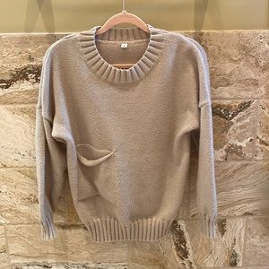 Big pocket top sweater